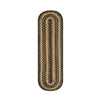 Homespice Decor 596215R 8" x 28" Small Table Runner Oval Kilimanjaro Jute Braided Accessories