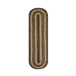 Homespice Decor 596215R 8" x 28" Small Table Runner Oval Kilimanjaro Jute Braided Accessories