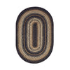 Homespice Decor 505217 6' x 9' Oval Kilimanjaro Jute Braided Rug