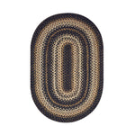 Homespice Decor 503213 4' x 6' Oval Kilimanjaro Jute Braided Rug