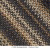 Homespice Decor 565211 10" x 10" Sample Kilimanjaro Jute Braided Rug