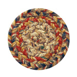 Homespice Decor 590091 4" Coaster Round Kingston Jute Braided Accessories