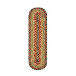 Homespice Decor 596093R 8" x 28" Small Table Runner Oval Kingston Jute Braided Accessories