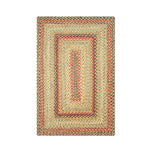 Homespice Decor 511096 20" x 30" Rectangular Kingston Jute Braided Rug