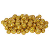 Vickerman L132208 20Mm/25Mm/30Mm Gold Glitter Polystyrene Ball Christmas Ornament 72 Per Bag