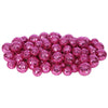 Vickerman L132210 20Mm/25Mm/30Mm Magenta Glitter Polystyrene Ball Christmas Ornament 72 Per Bag