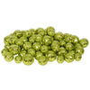 Vickerman L132213 20Mm/25Mm/30Mm Lime Glitter Polystyrene Ball Christmas Ornament 72 Per Bag