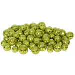 Vickerman L132213 20Mm/25Mm/30Mm Lime Glitter Polystyrene Ball Christmas Ornament 72 Per Bag