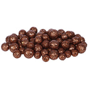 Vickerman L132228 20Mm/25Mm/30Mm Dark Copper Glitter Polystyrene Ball Christmas Ornament 72 Per Bag