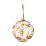 Vickerman L157412 8" Artificial Birch Ball Christmas Ornament