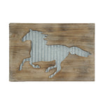 HiEnd Accents Horse Galvanized Metal Wall Hanging