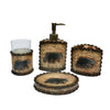 HiEnd Accents 4PC Rustic Bear Bath Set