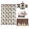 HiEnd Accents Birch Pinecone 9-PC Bath Accessary and Clearwater Pines Towel Set
