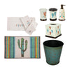 HiEnd Accents Cactus 9-PC Bath Accessary and  Cream Towel Set