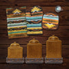 HiEnd Accents Mesa Southwest Print and Savannah Mustard Canister 22 PC Set