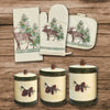 HiEnd Accents Scenery Tree Print and Large Aztec Design Canister 12 PC Set