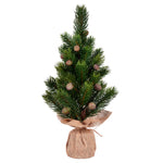 Vickerman 15" Spruce Sapling Artificial Christmas Tree Unlit Pack of 2