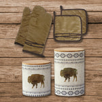 HiEnd Accents Barbwire Print and Free Spirit Canister 6 PC Set