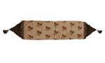 HiEnd Accents Pine Cone Runner