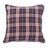 HiEnd Accents Blue Plaid Euro Sham