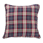 HiEnd Accents Blue Plaid Euro Sham