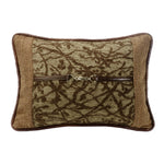 HiEnd Accents Tree Pillow with Buckle Detail
