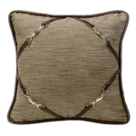 HiEnd Accents Pillow with Buckle Corners