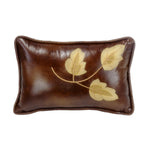 HiEnd Accents Embroidery leaf Pillow