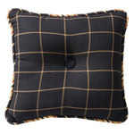 HiEnd Accents Tufted Pillow Windowpane