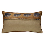HiEnd Accents Black Bear Pillow
