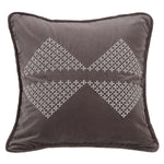 HiEnd Accents Embroidered Diamond Pillow