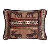 HiEnd Accents Oblong Moose Pillow