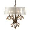 Uttermost 21245 Alenya 4 Light Gold Metal Chandelier