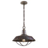 Uttermost 21974 Arcada 1 Light Bronze Pendant