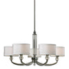 Uttermost 21260 Vanalen 5 Light Chrome Chandelier