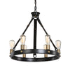 21273 Marlow 6 Light Antique Bronze Chandelier