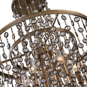 Formal Dining Room Lighting with 6 Bulbs and Sparkle