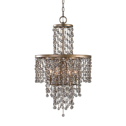 Uttermost 21288 Valka 6 Light Crystal Chandelier
