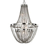 Uttermost 21302 Couler Polished Nickel 4 Light Chandelier