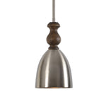 Uttermost 22117 Luna 1 Light Aluminum Mini Pendant