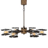 Uttermost 21314 Gavia 6 Light Dark Brass Chandelier