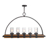 Uttermost 21328 Atwood 5 Light Rustic Linear Chandelier