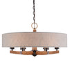 Uttermost 21331 Woodall 6 Light Drum Chandelier