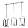 Uttermost 21336 Newburgh 3 Light Nickel Linear Pendant