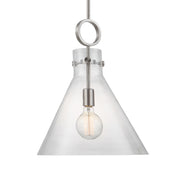 Uttermost 21554 Imbuto 1 Light Glass Funnel Pendant