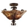 Uttermost 22200 Vetraio 2 Light Glass Semi Flushmount