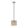 Uttermost 21856 Brandon Silver 1 Light Mini Drum Pendant