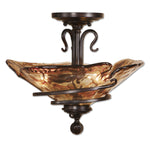 Uttermost 22269 Vitalia Oil Rubbed Bronze Semi Flushmount