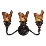 Uttermost 22860 Vitalia 3 Light Bronze Vanity Strip