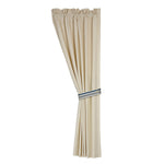 HiEnd Accents Natural Canvas Curtain, Pair